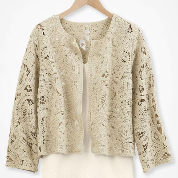 Coldwater Creek Perfect Match Sweater Shrug M - Picture 4 of 5